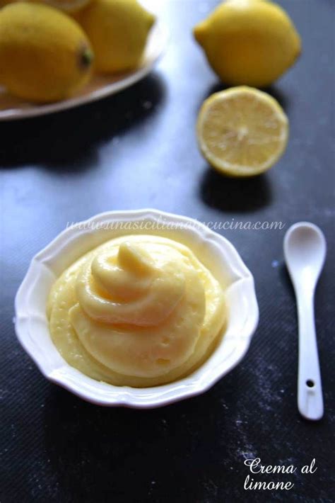 Crema Al Limone Siciliana Golosa Una Siciliana In Cucina Ricetta