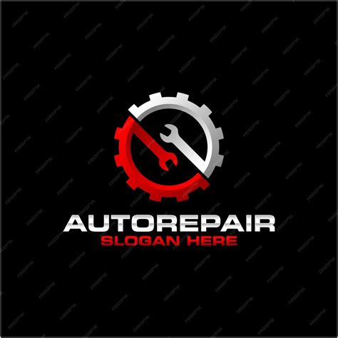 Premium Vector | Auto repair automotive logo template design