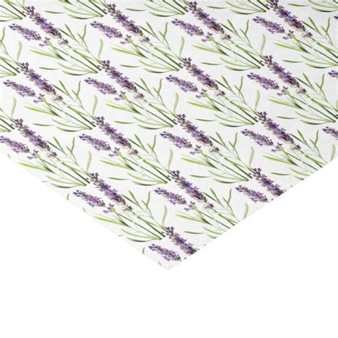 Vintage French Lavender Small Print Tissue Paper Zazzle