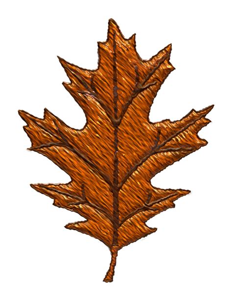 Oak Leaf Free Template For A 3d Pen