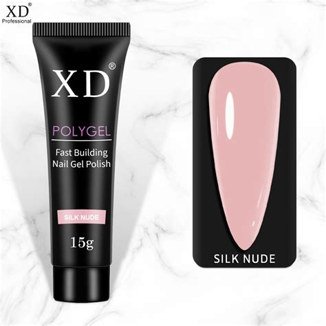 Polygel XD Nude LED UV Profissional G Ou G F Alongamento Poly Gel