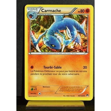 Carte Pokémon 69 122 Carmache 80 PV XY09 Rupture Turbo NEUF FR