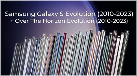 Samsung Galaxy S Series Over The Horizon Evolution