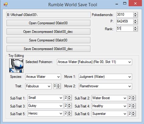 Pokemon Rumble World Diamonds/P Tool | GBAtemp.net - The Independent ...