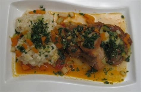 Ossobuco Mit Risotto Alla Milanese Und Gremolata Rezept Kochbar De