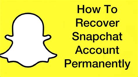 How To Recover Snapchat Account Permanently 2022 Recover Snapchat