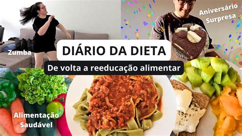 DIARIO DA DIETA voltei p REEDUCAÇÃO ALIMENTAR rotina saudável