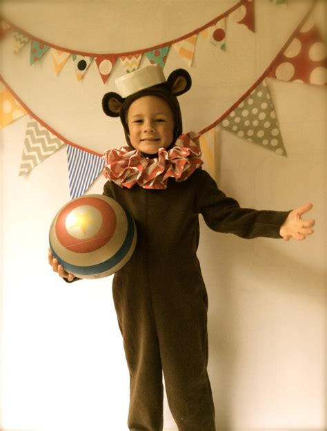 Bear Halloween Costume Circus Bear With Hat and Collar Kids - Etsy