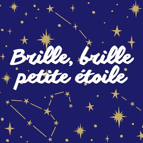 Brille brille petite étoile les paroles de la chanson