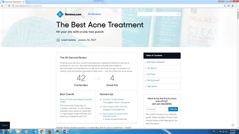 The Best Acne Treatment according to Reviews.com - ATM