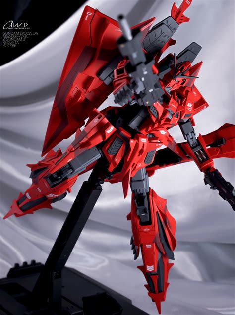 P Bandai Mg Zeta Gundam Iii P Type Red Zeta Latest Work By Identity