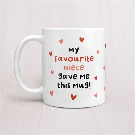 My Favourite Niece Gave Me This Mug Funny Birthday T For Etsy Uk