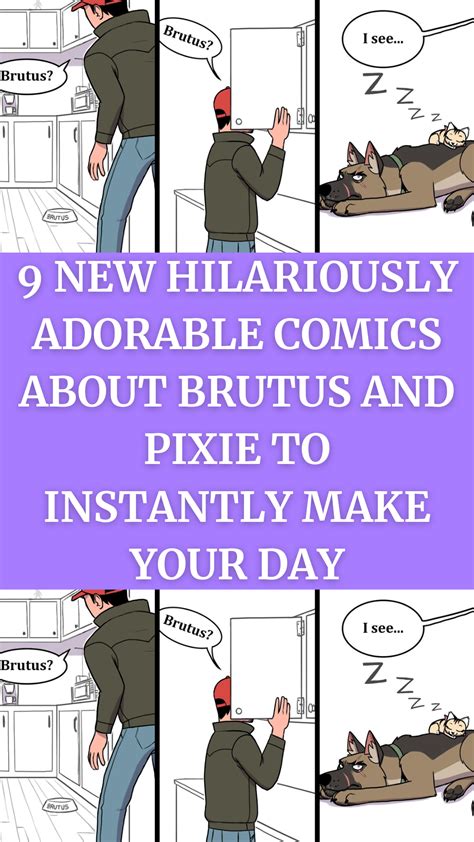 9 New Hilariously Adorable Comics About Brutus And Pixie To Instantly