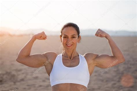 Strong Female Muscle Telegraph