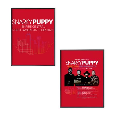 Snarky Puppy 2023 Poster Set Snarky Puppy Empire Central North