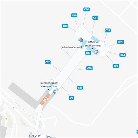 Milwaukee Airport Concourse C Map & Guide