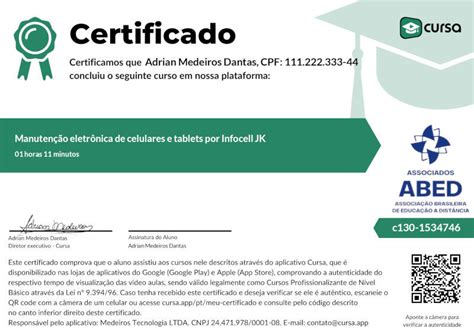 Meu Certificado No Cursa Cursa Cursos Online Gratuitos