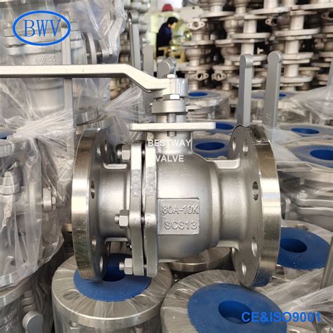 Scs13 304 Scs14 316 JIS 10K Flanged Stainless Steel Ball Valves Ball