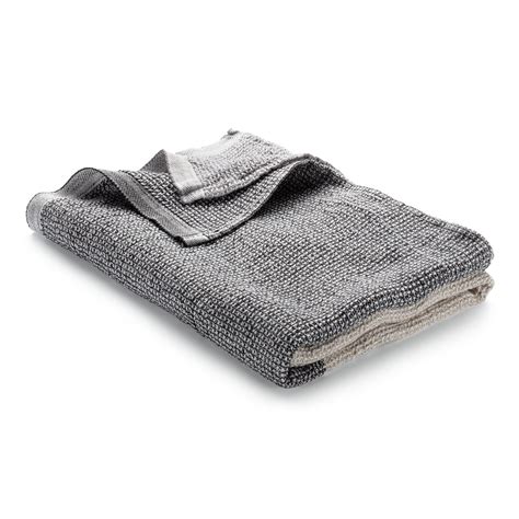 Towel Waffle Piqué Lyocell Linen Natural Gray Face Towel Manufactum