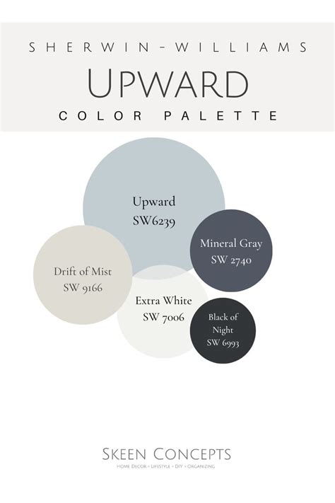 Sherwin Williams Color Of The Year Upward Sw With Custom Palette