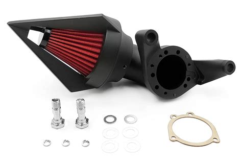 NBX Matte Black Triangle Spike Air Cleaner Intake Kits For Compatible