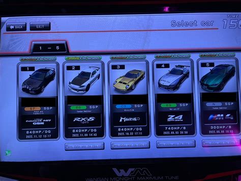 WMMT6RR 4th Grade Ace Evo 9 Wangan Midnight Maximum Tune Wmmt