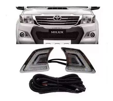 Kit Faros Auxiliares Antiniebla Toyota Hilux A Drl