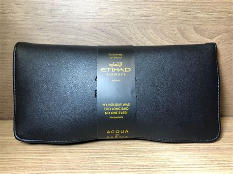 New Etihad Airways First Class Acqua Di Parma Amenity Kit Valet Tray