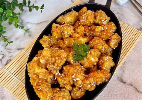 Resep Korean Honey Chicken Oleh Kiki Fhatria Cookpad