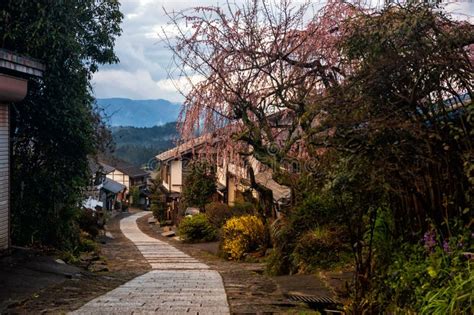 Magome Juku Old Town Kiso Valley Stock Photo Image Of Attraction