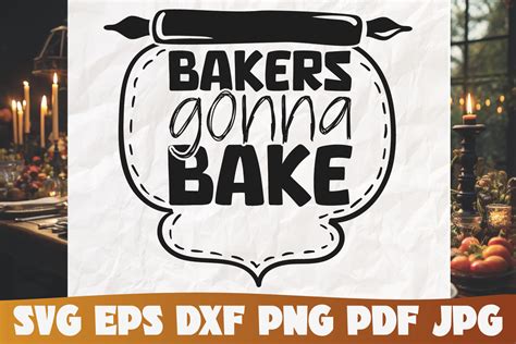 Bakers Gonna Bake Graphic By Silhouettemania · Creative Fabrica