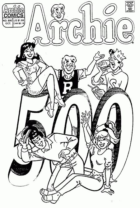 Archie Comics Coloring Pages Coloring Pages