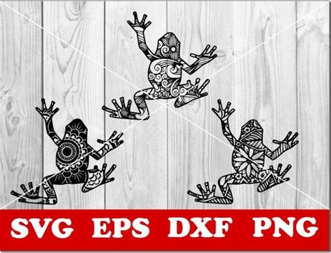 Frog Svg Frog Mandala Svg Frog Zentangle Svg Mandala Svg Etsy