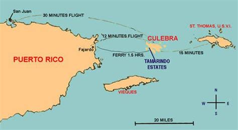 map of puerto rico and culebra | TRANSPORTATION TO CULEBRA ISLAND ...