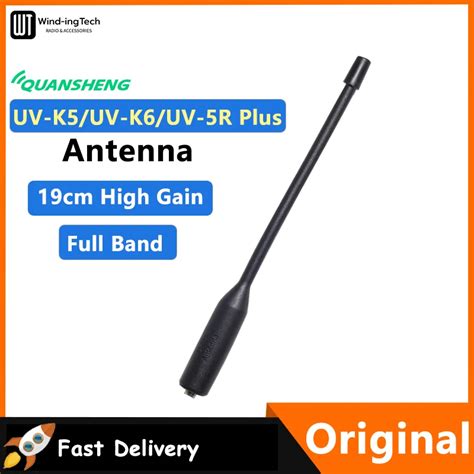 Quansheng UV K5 Walkie Talkie Antenna Original SMA Female Dual Band 144