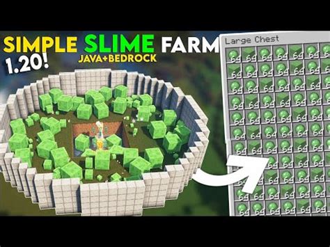 Minecraft Slime Farm Simple And Easy Slime Farm Tutorial Java