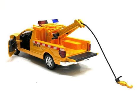 Red Yellow White Kids Diecast Tow Truck Toy Nt01t672