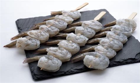 Frozen Raw Pto Skewer Vanamei Prawn