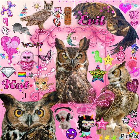 Great horned owl - Free animated GIF - PicMix