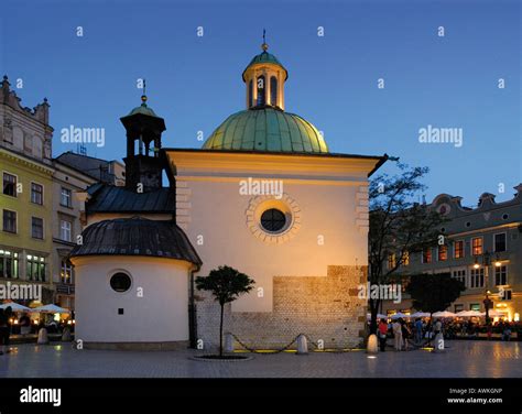 Krakow Poland Kosciol Sw Wojciecha St Adalberts Church Rynek