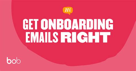 New employee onboarding email template | HiBob