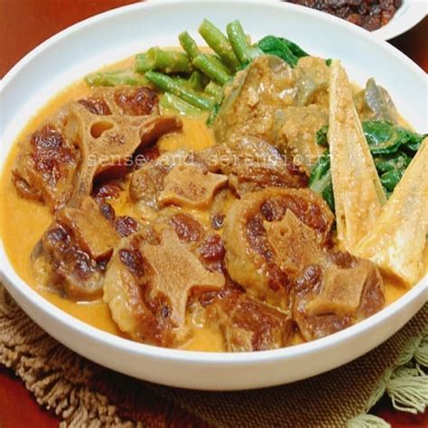 Ox Tail And Peanut Stew Filipino Kare Kare Easy Delicious Recipes