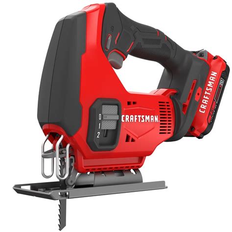 Craftsman 20 Volt Max Variable Speed Keyless Cordless Jigsaw Battery Included At