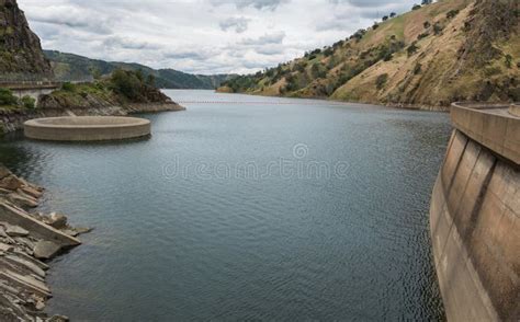 Lake Berryessa The Glory Hole At Monticello Dam Stock Image Image Of