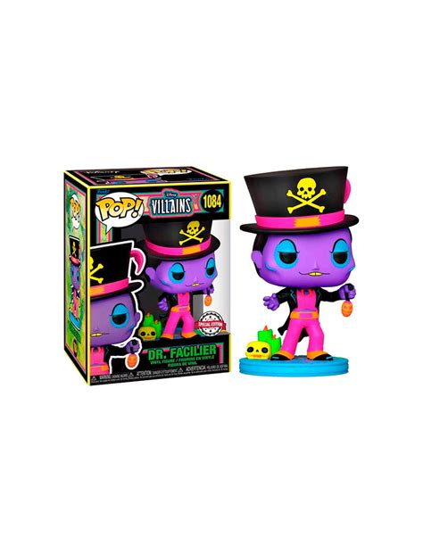 FUNKO POP Disney Villains Dr Facilier Black Light Exclusive 1084