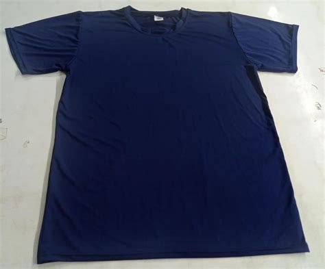 Plain Gsm Men Blue Lycra T Shirt At Rs Piece In New Delhi Id