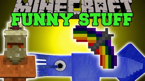 Minecraft Funny Stuff Crazy Items Giant Squids And More Mod