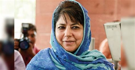 Pdp Chief Mehbooba Mufti Released From Detention Jandk Govt Spokesperson