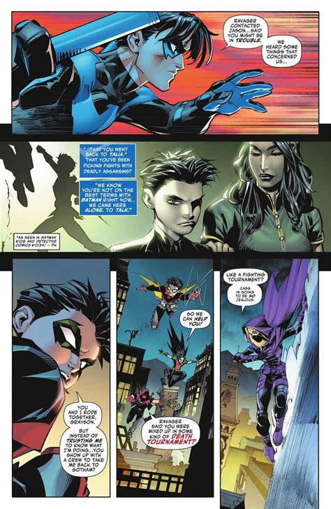 Dc Comics And Robin 5 Spoilers And Review Damian Wayne Vs Dick Grayson Jason Todd Tim Drake