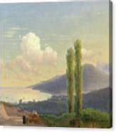 The Road To Gurzuf Crimea Painting By Ivan Aivazovsky Fine Art America